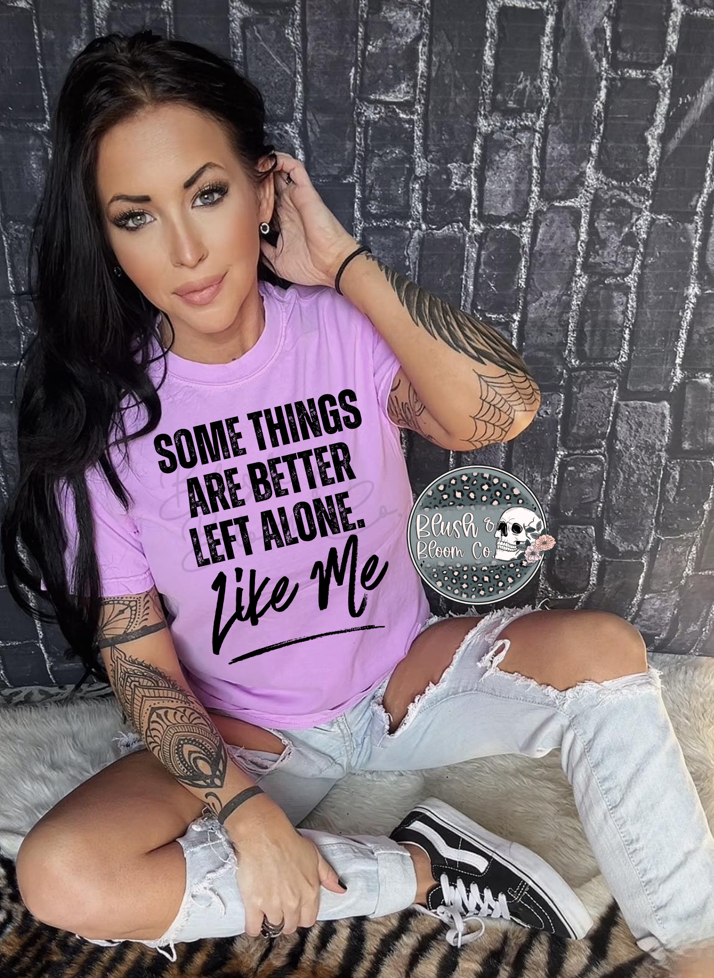 Some things are better left alone like me tee