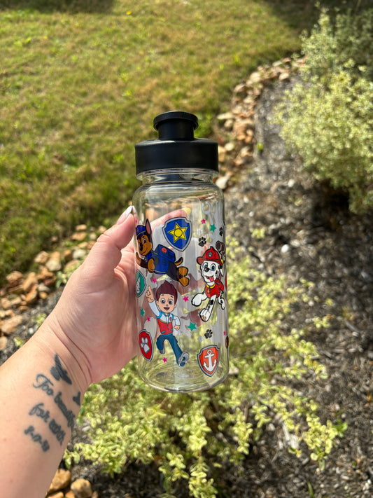 Pup kids water bottle