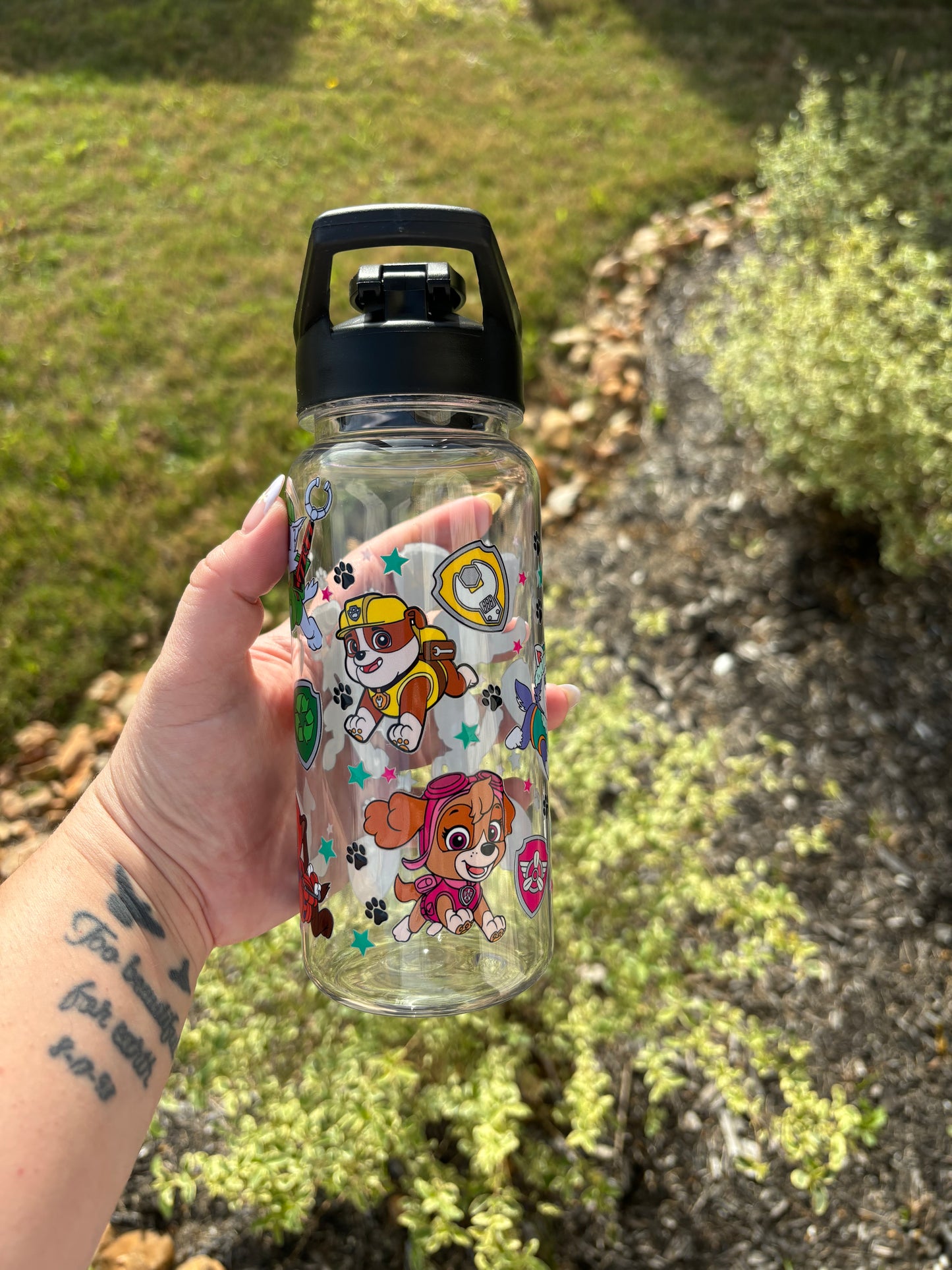 Pup kids water bottle