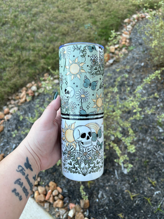 Skellie daisy tumbler