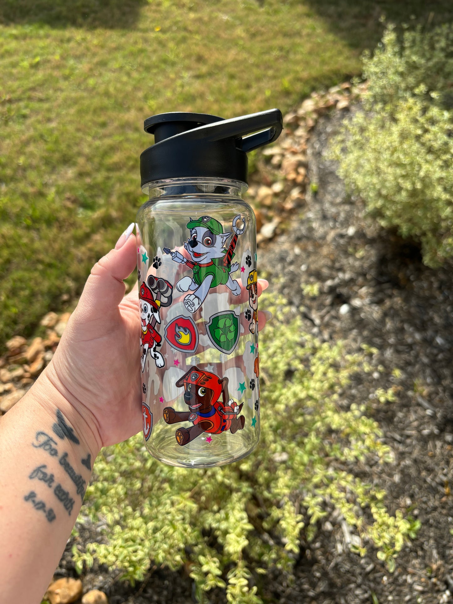 Pup kids water bottle