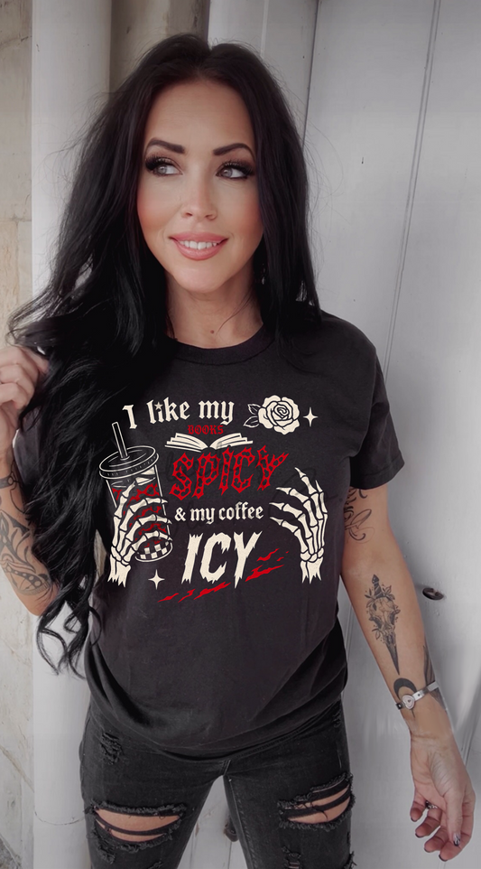I like my books spicy and my coffee icy