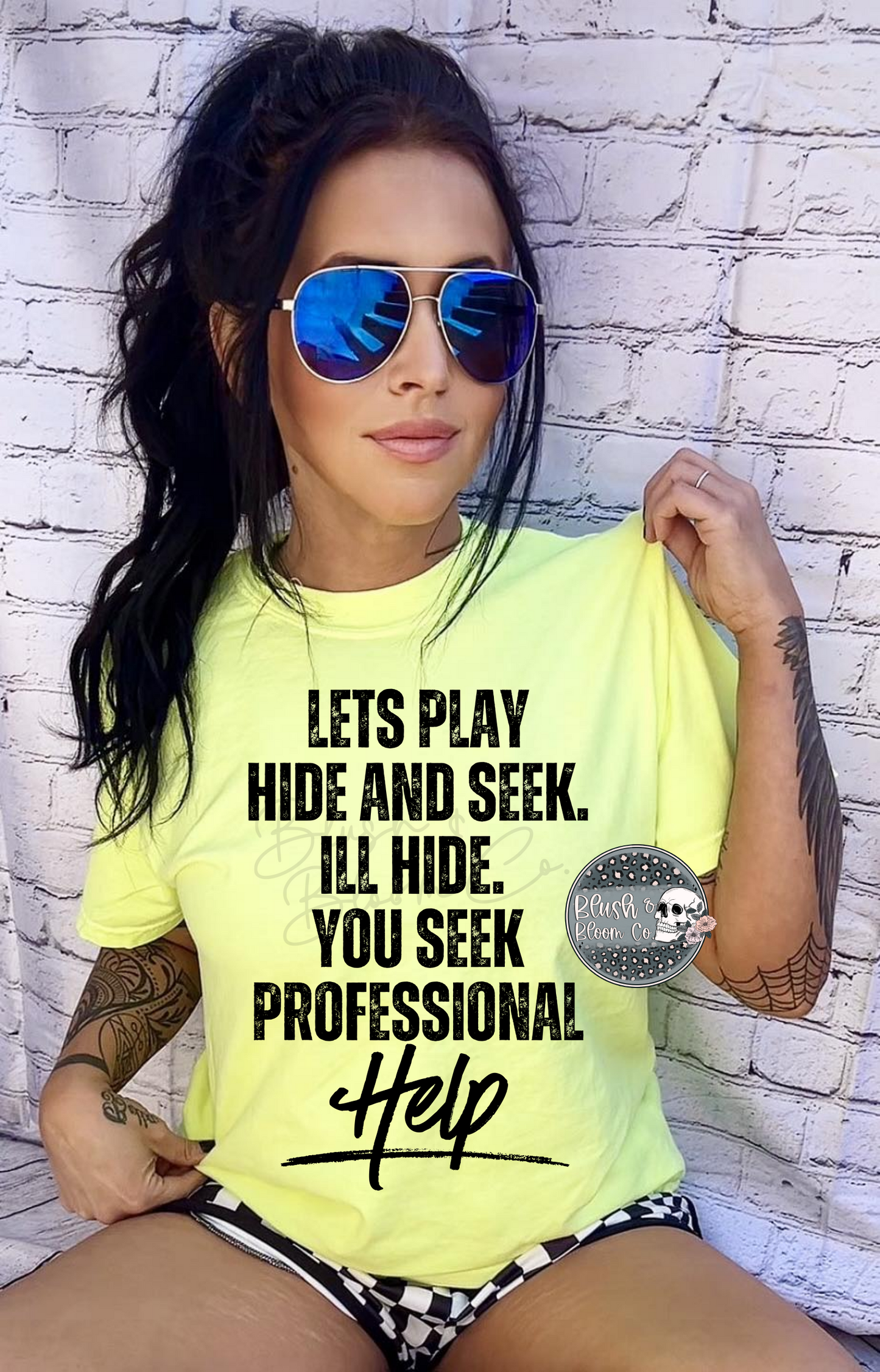 Let's play hide and seek tshirt