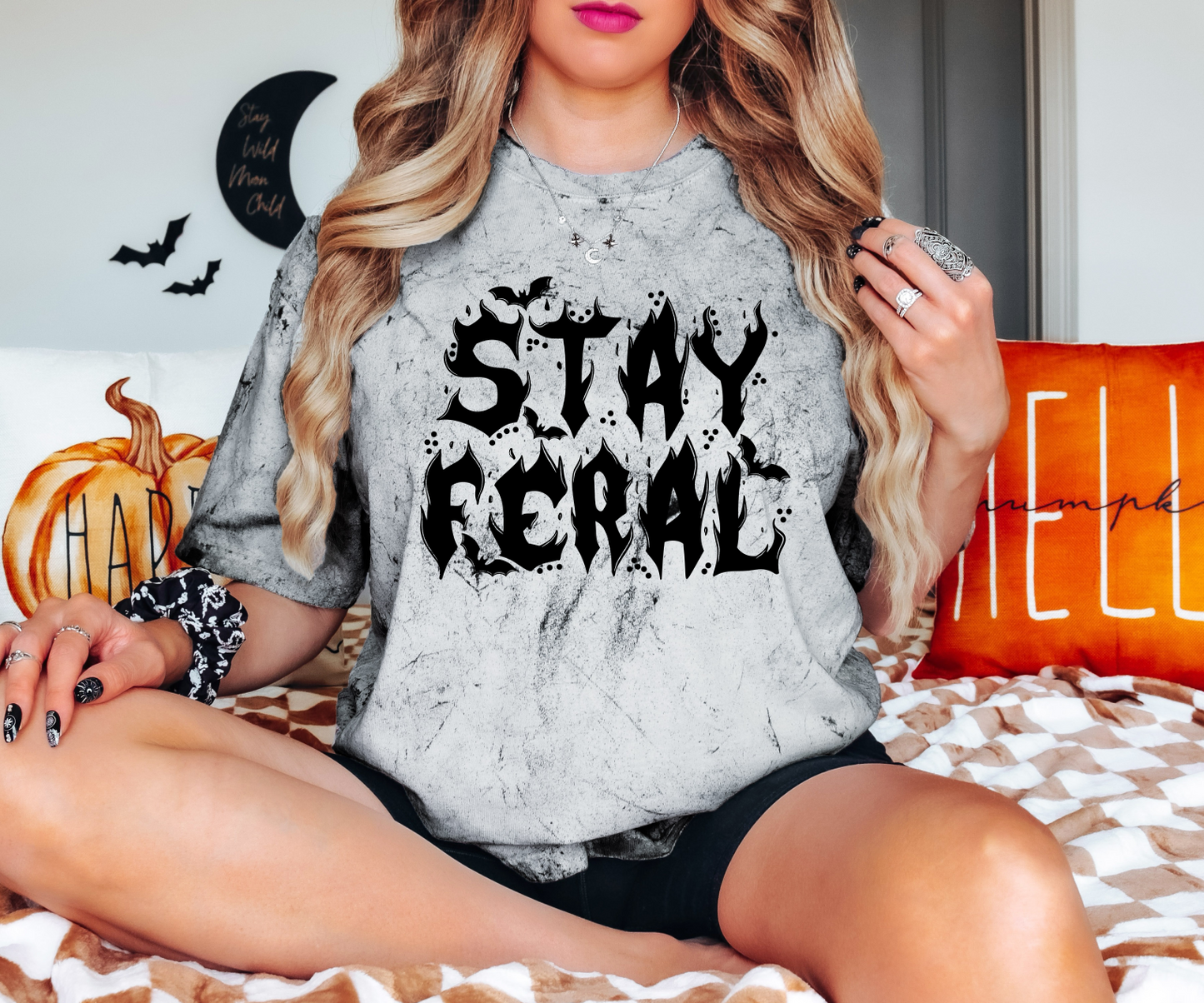 Stay feral tee